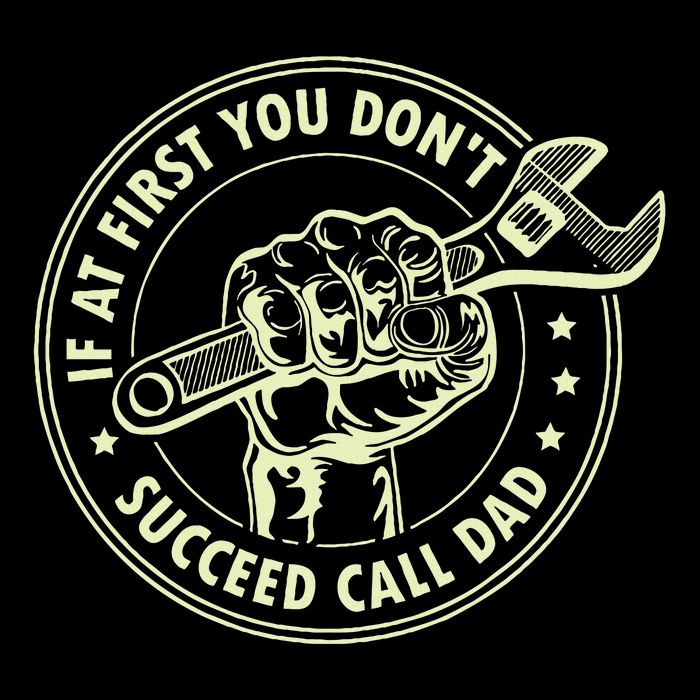 If At First You DonT Succeed Call Dad Flat Bill Trucker Hat