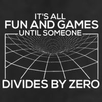 Its All Fun And Games Until Someone Divides By Zero 7 Panel Mesh Trucker Snapback Hat