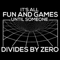 Its All Fun And Games Until Someone Divides By Zero Cropped Pullover Crew