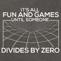 Its All Fun And Games Until Someone Divides By Zero Cotton Canvas Backpack