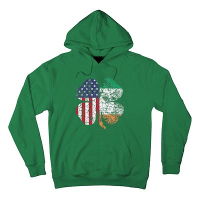 Irish American Flag Ireland Flag ST PATRICKS DAY Gift Lucky Hoodie