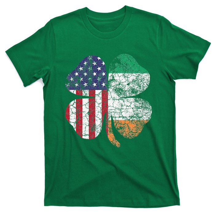 Irish American Flag Ireland Flag ST PATRICKS DAY Gift Lucky T-Shirt