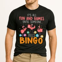 Its All Fun And Games Until Someone Yells Bingo Lover Cooling Performance Crew T-Shirt