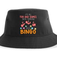 Its All Fun And Games Until Someone Yells Bingo Lover Sustainable Bucket Hat