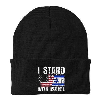 Israeli American Flag Pride Israel USA Star of Jerusalem Beanie
