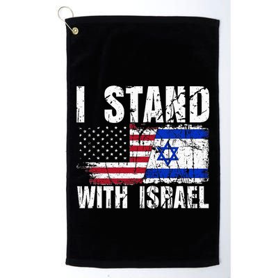 Israeli American Flag Pride Israel USA Star of Jerusalem Golf Towel