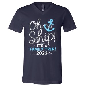 ItS A Family Trip 2025 Group Matching Family 2025 Cruise V-Neck T-Shirt