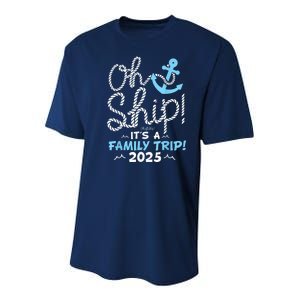 ItS A Family Trip 2025 Group Matching Family 2025 Cruise Youth Performance Sprint T-Shirt