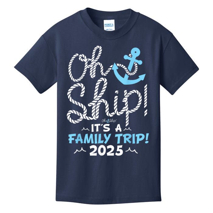 ItS A Family Trip 2025 Group Matching Family 2025 Cruise Kids T-Shirt