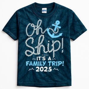 ItS A Family Trip 2025 Group Matching Family 2025 Cruise Kids Tie-Dye T-Shirt