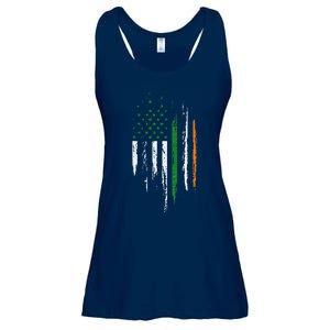 Irish American Flag Ireland Pride St Patrick's Day Ladies Essential Flowy Tank