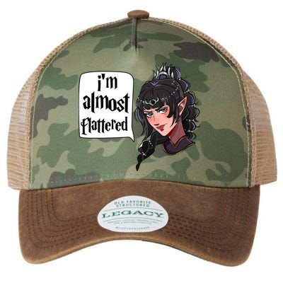 Im Almost Flattered Shadowheart Shadowheart BaldurS Gate 3 Legacy Tie Dye Trucker Hat