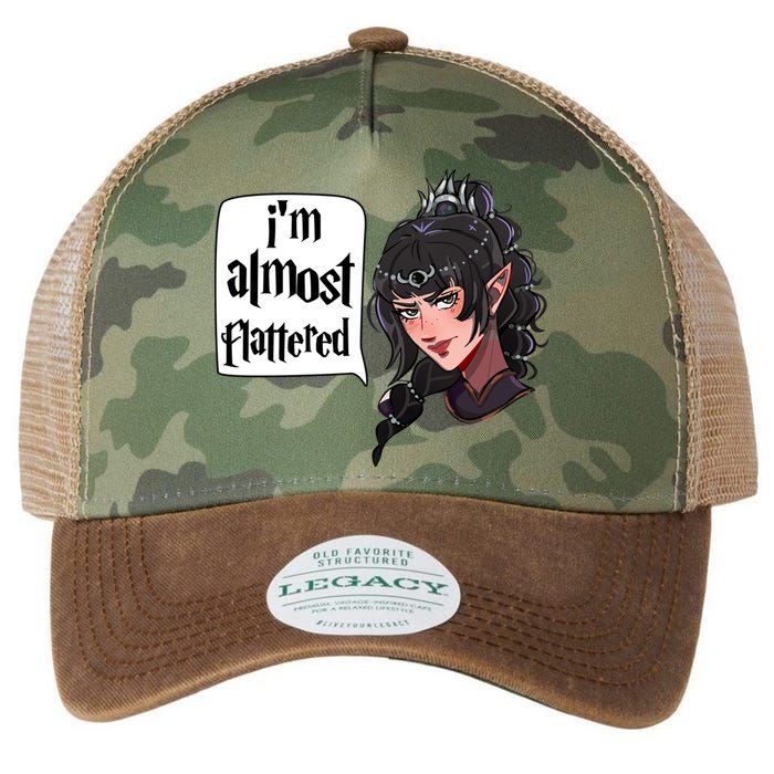 Im Almost Flattered Shadowheart Shadowheart BaldurS Gate 3 Legacy Tie Dye Trucker Hat