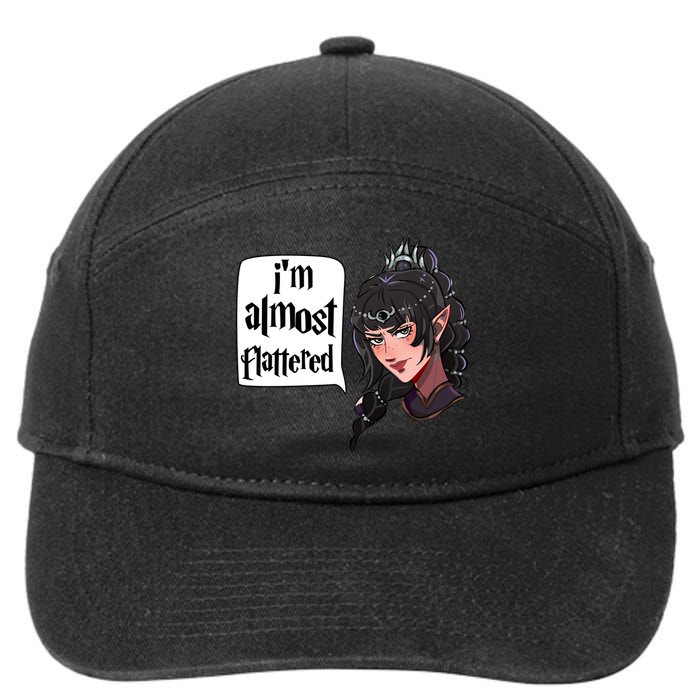 Im Almost Flattered Shadowheart Shadowheart BaldurS Gate 3 7-Panel Snapback Hat