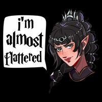 Im Almost Flattered Shadowheart Shadowheart BaldurS Gate 3 Flat Bill Trucker Hat