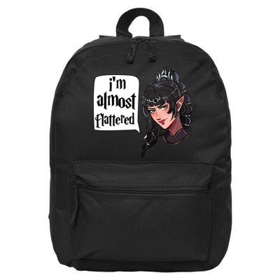 Im Almost Flattered Shadowheart Shadowheart BaldurS Gate 3 16 in Basic Backpack