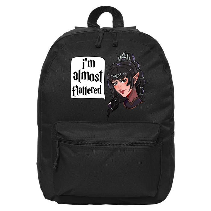 Im Almost Flattered Shadowheart Shadowheart BaldurS Gate 3 16 in Basic Backpack