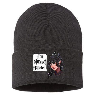 Im Almost Flattered Shadowheart Shadowheart BaldurS Gate 3 Sustainable Knit Beanie