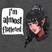 Im Almost Flattered Shadowheart Shadowheart BaldurS Gate 3 Vector Backpack