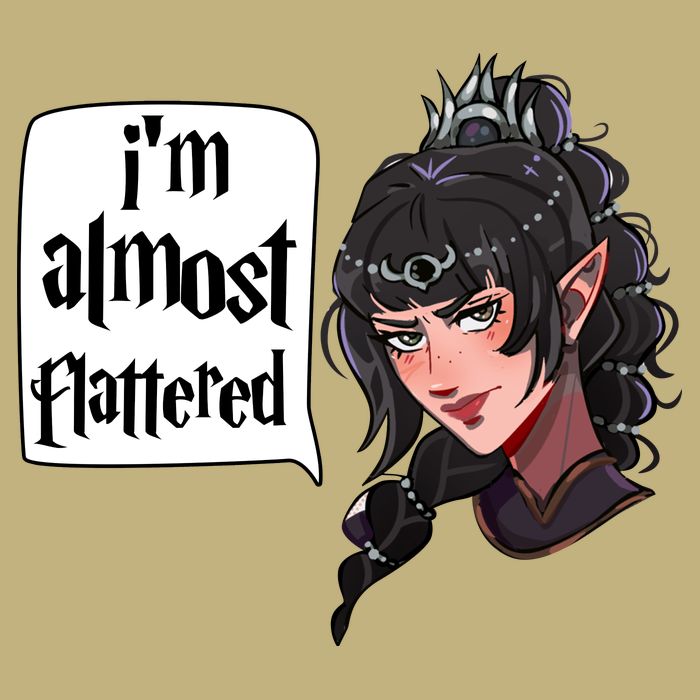 Im Almost Flattered Shadowheart Shadowheart BaldurS Gate 3 Cooling Performance Long Sleeve Crew