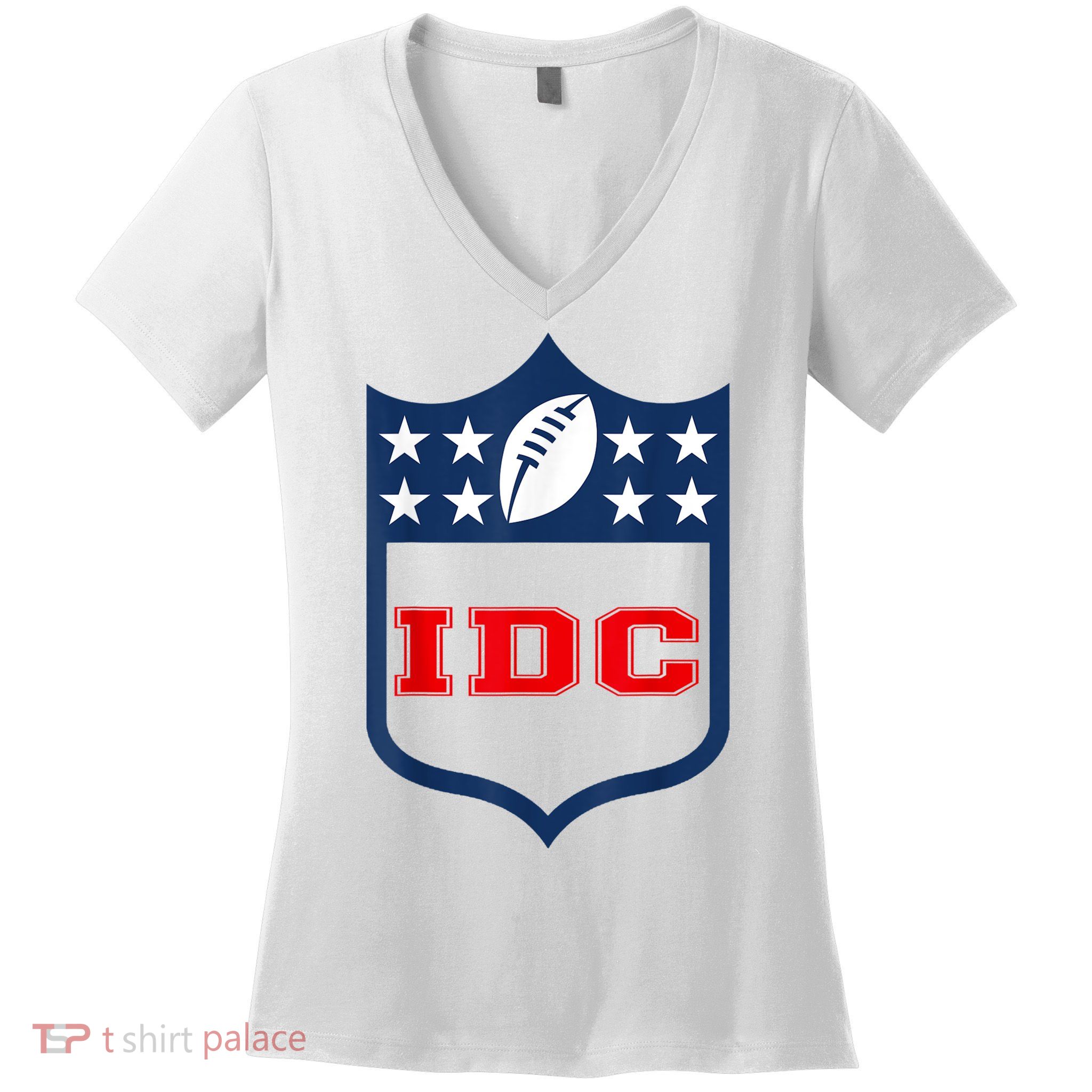 IDC American Football Lover Women's V-Neck T-Shirt