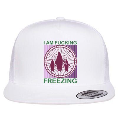 I Am Fucking Freezing Flat Bill Trucker Hat