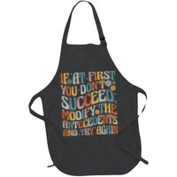 If At First You Dont Succeed Behavior Teacher ABA Therapist Apron