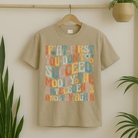 If At First You Dont Succeed Behavior Teacher ABA Therapist T-Shirt
