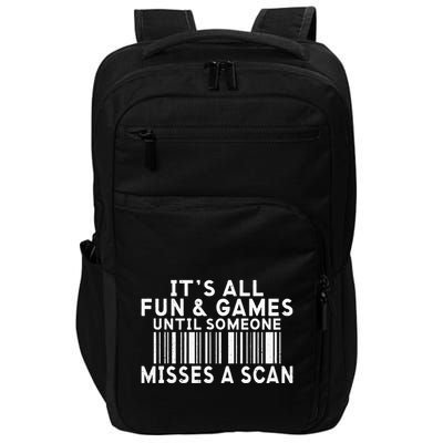 Its All Fun And Games Until Someone Misses A Scan Postal Impact Tech Backpack