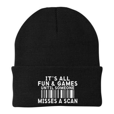 Its All Fun And Games Until Someone Misses A Scan Postal Beanie