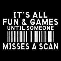 Its All Fun And Games Until Someone Misses A Scan Postal Flatbill Hat