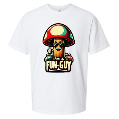 IM A Fun Guy Amusing Mushroom EnthusiastS Funny Pun Sueded Cloud Jersey T-Shirt