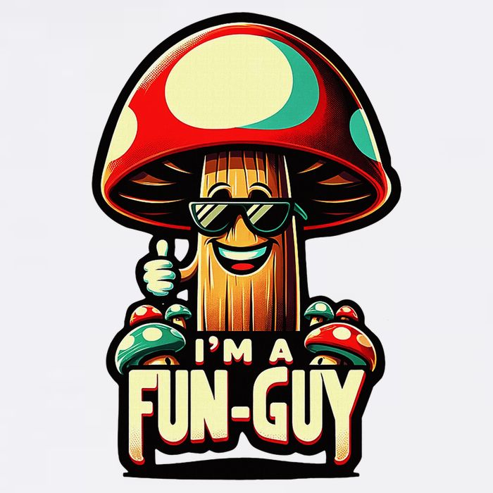 IM A Fun Guy Amusing Mushroom EnthusiastS Funny Pun Full-Length Apron With Pockets