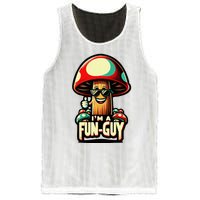 IM A Fun Guy Amusing Mushroom EnthusiastS Funny Pun Mesh Reversible Basketball Jersey Tank