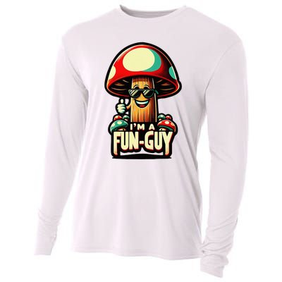 IM A Fun Guy Amusing Mushroom EnthusiastS Funny Pun Cooling Performance Long Sleeve Crew