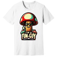 IM A Fun Guy Amusing Mushroom EnthusiastS Funny Pun Premium T-Shirt