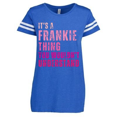 ItS A Frankie Thing You WouldnT Understand Vintage Enza Ladies Jersey Football T-Shirt