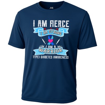 I Am Fierce Strong A Warrior Type 1 Diabetes Awareness Performance Shirt