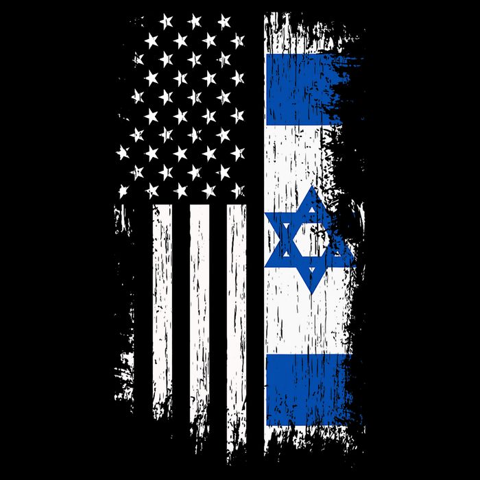 Israeli American Flag Pride Israel Usa Impact Tech Backpack