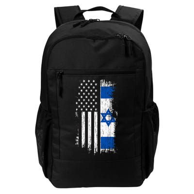 Israeli American Flag Pride Israel Usa Backpack