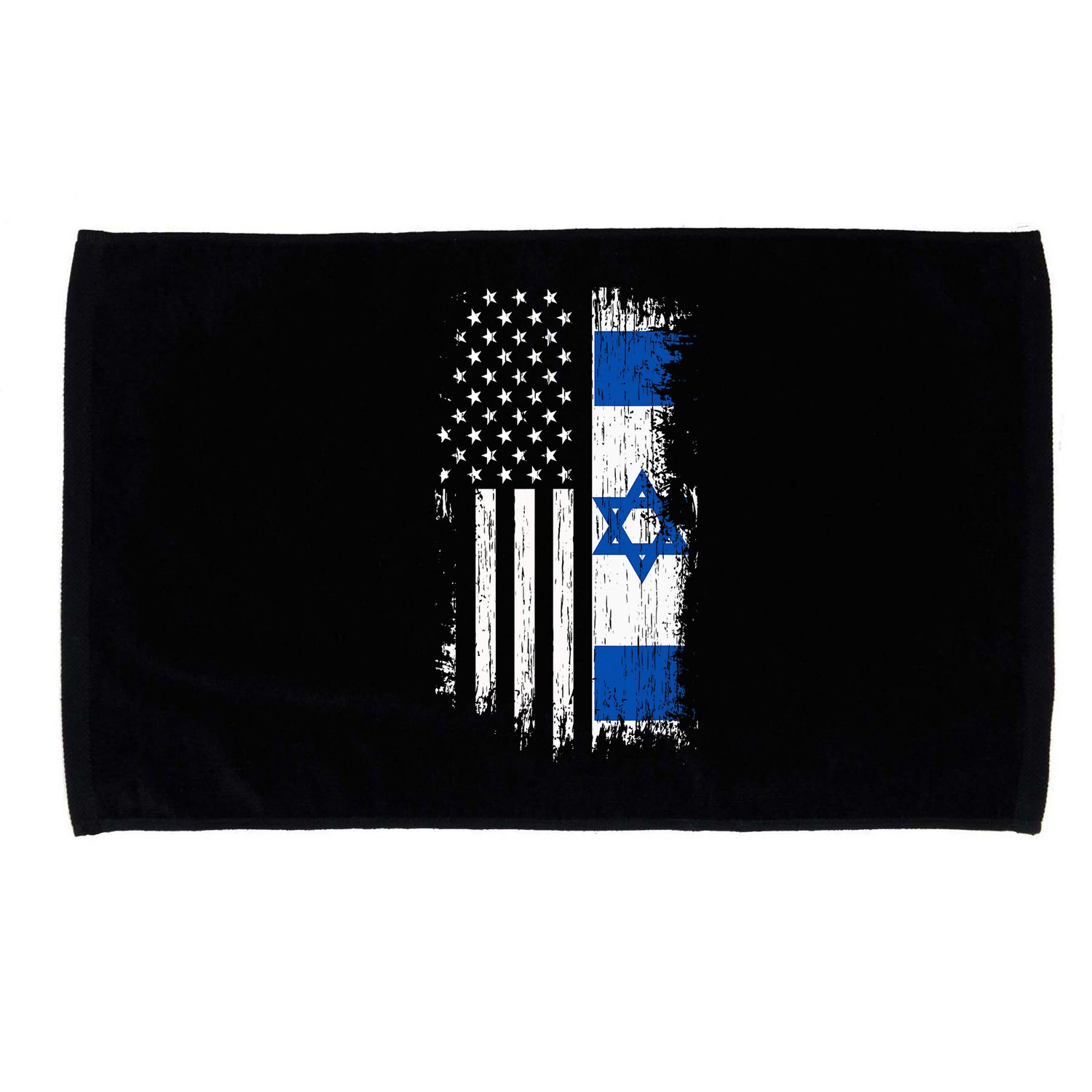 Israeli American Flag Pride Israel Usa Microfiber Hand Towel