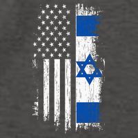 Israeli American Flag Pride Israel Usa Vector Backpack