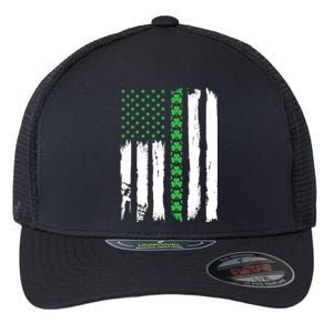 Irish American Flag Meaningful Gift St Patrick's Day Sweater Flexfit Unipanel Trucker Cap