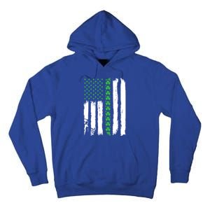 Irish American Flag Meaningful Gift St Patrick's Day Sweater Tall Hoodie