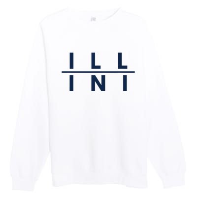 Illinois Athletics Fans Premium Crewneck Sweatshirt