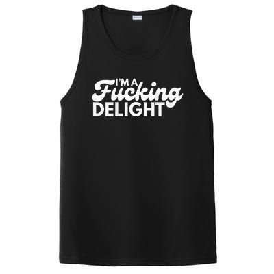 Im A Fucking Delight Funny Sarcasm PosiCharge Competitor Tank