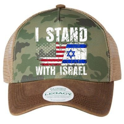 Israeli American Flag Pride Israel Usa Star Of Jerusalem Legacy Tie Dye Trucker Hat