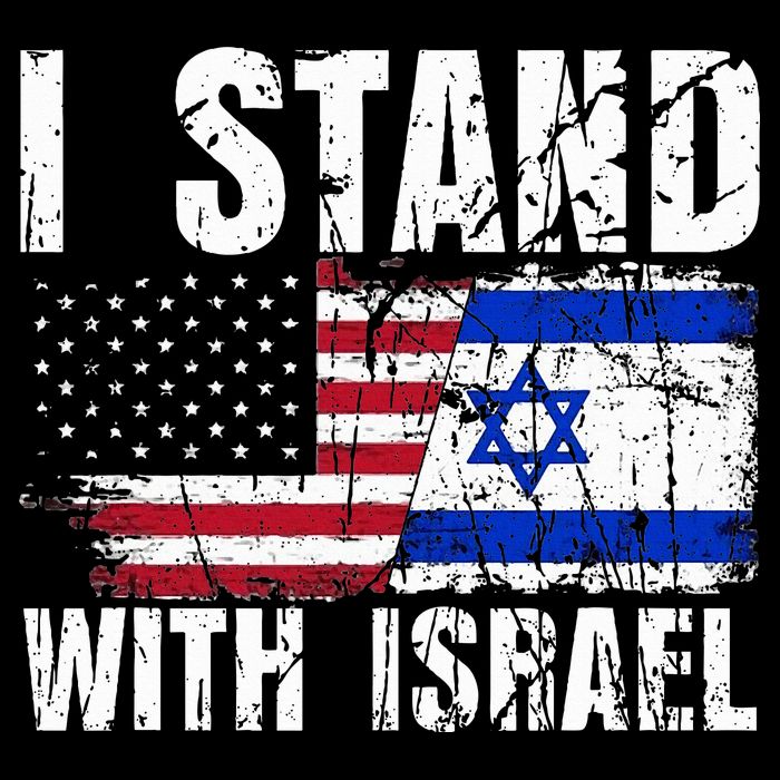 Israeli American Flag Pride Israel Usa Star Of Jerusalem Women's Pullover Hoodie
