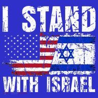 Israeli American Flag Pride Israel Usa Star Of Jerusalem Tank Top