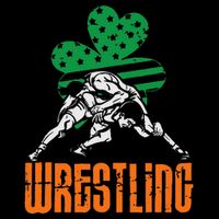 Irish American Flag Shamrock Wrestling St. Patricks Day 16 in Basic Backpack